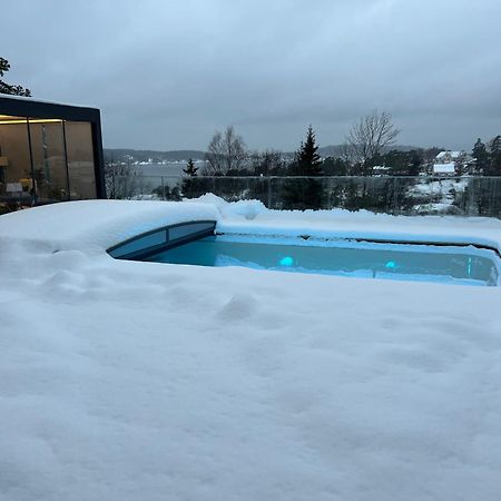 Leilighet I Sorlandshus I Son - Sjoutsikt - Naer Son Spa ภายนอก รูปภาพ